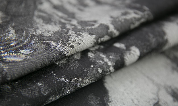 Black & White Jacquard Fabric