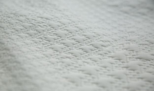 3D puffy Jacquard