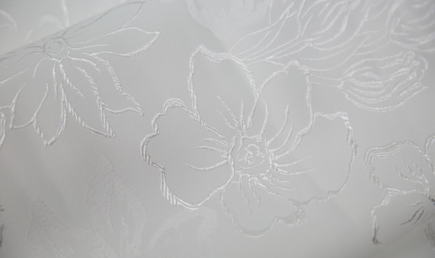 Silk look Jacquard Piece Dye Fabric