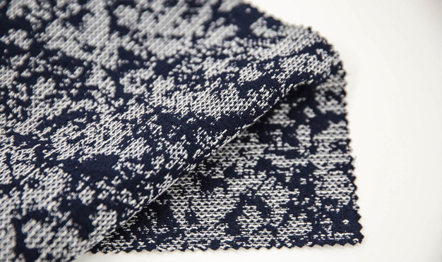 Geometric Two-toned Jacquard Piece Dye Fabric