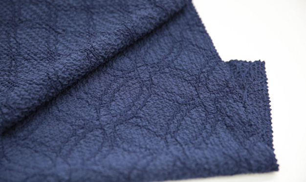 Seersucker Jacquard Piece Dye Fabric
