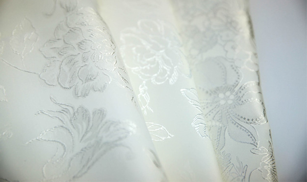 Silk & Embroidery look Jacquard Piece Dye Fabric