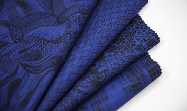 Textured Jacquard Cross Dye Fabric