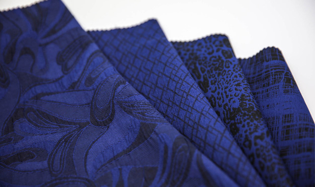 Textured Jacquard Cross Dye Fabric