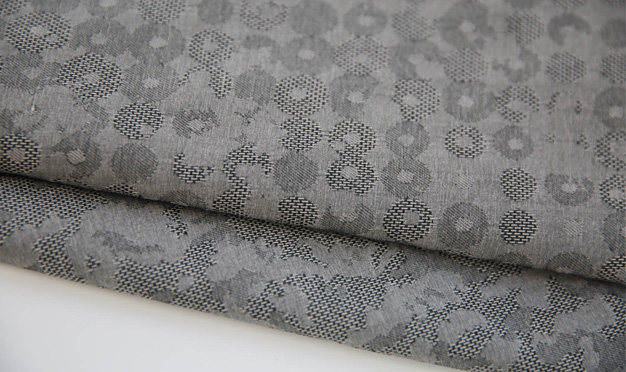 Mesh Jacquard Piece Dye Fabric