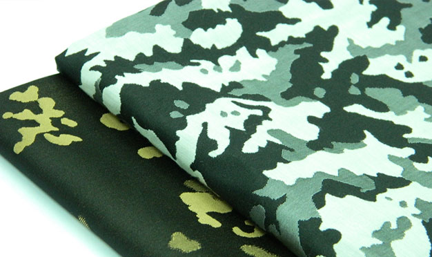 Camouflage and Check Jacquard