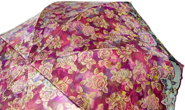 Warp Printed Jacquard for umbrella